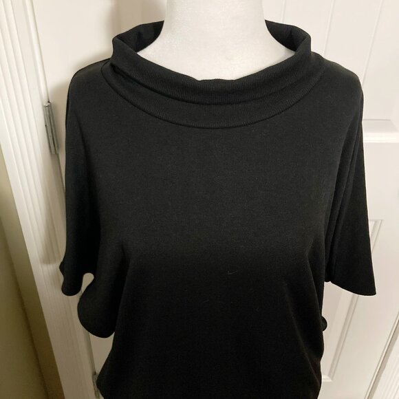 REITMAN's Black turtleneck dolman sleeve top ~ LARGE XL 1X XXL 2X sweater shirt - Picture 3 of 13